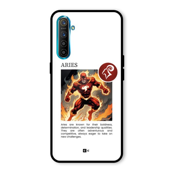 Awesome Aries Glass Back Case for Realme X2