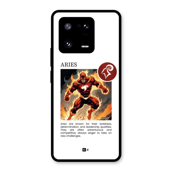 Awesome Aries Glass Back Case for Xiaomi 13 Pro