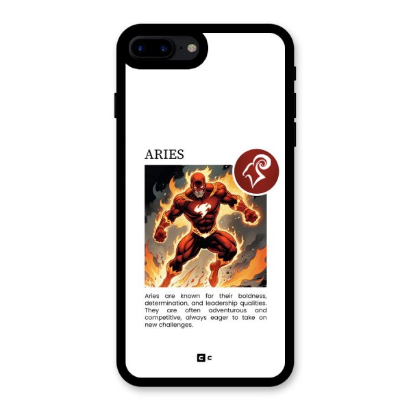 Awesome Aries Glass Back Case for iPhone 7 Plus