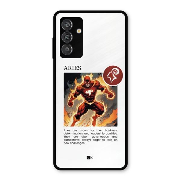 Awesome Aries Metal Back Case for Galaxy F13