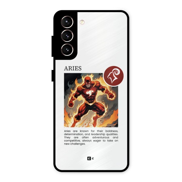 Awesome Aries Metal Back Case for Galaxy S21 5G