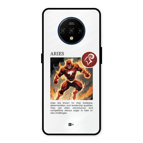 Awesome Aries Metal Back Case for OnePlus 7T