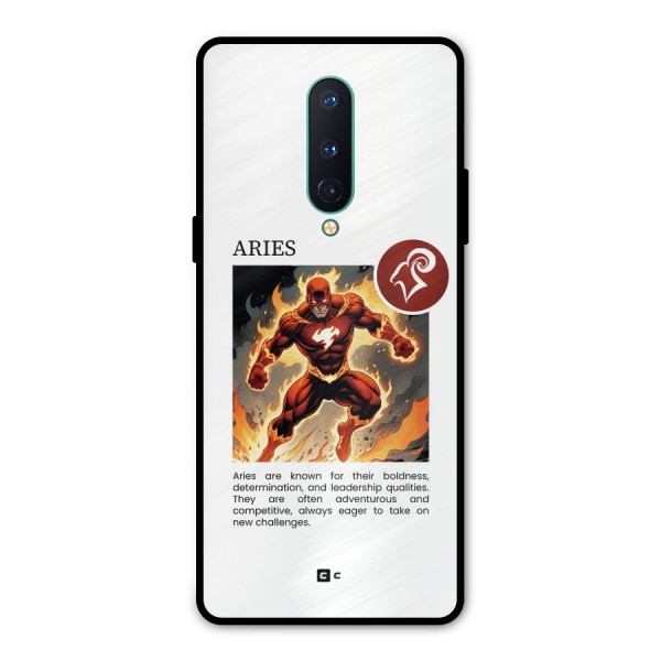 Awesome Aries Metal Back Case for OnePlus 8