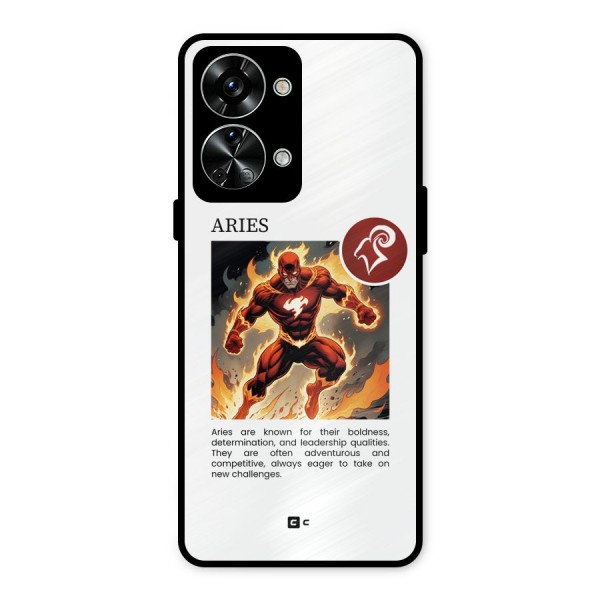 Awesome Aries Metal Back Case for OnePlus Nord 2T