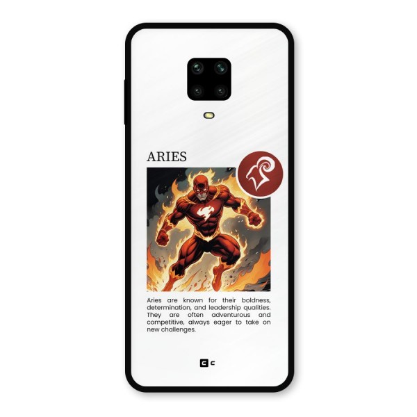 Awesome Aries Metal Back Case for Poco M2