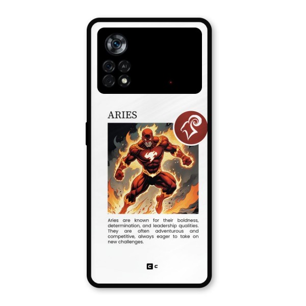 Awesome Aries Metal Back Case for Poco X4 Pro 5G