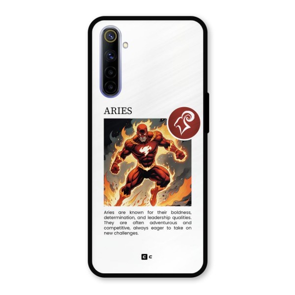 Awesome Aries Metal Back Case for Realme 6