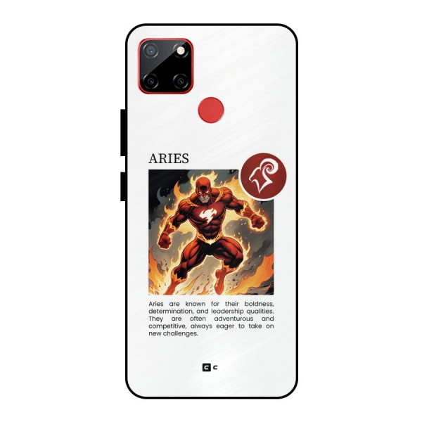 Awesome Aries Metal Back Case for Realme C12