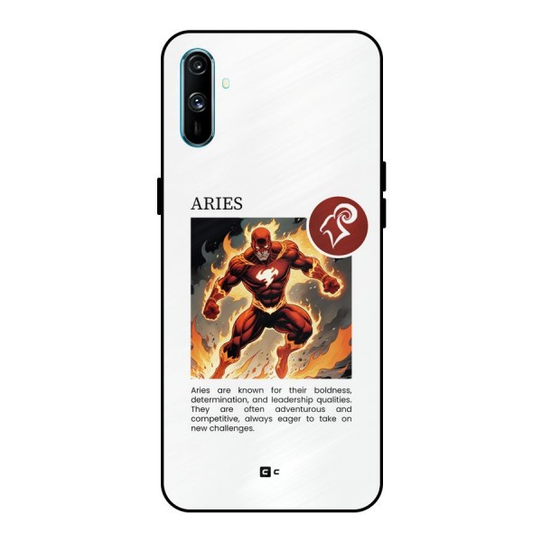 Awesome Aries Metal Back Case for Realme C3