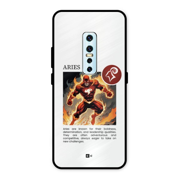 Awesome Aries Metal Back Case for Vivo V17 Pro