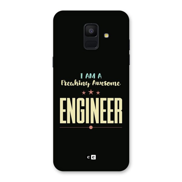 Awesome Engineer Back Case for Galaxy A6 (2018)