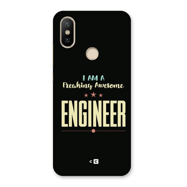 Awesome Engineer Back Case for Mi A2