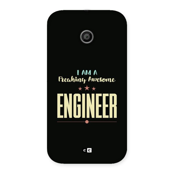 Awesome Engineer Back Case for Moto E