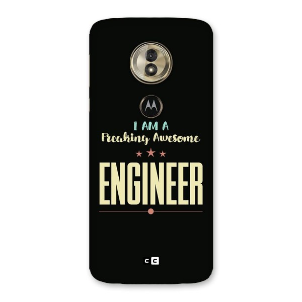 Awesome Engineer Back Case for Moto G6 Play