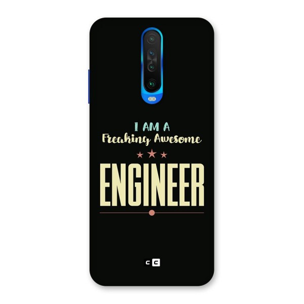 Awesome Engineer Back Case for Poco X2