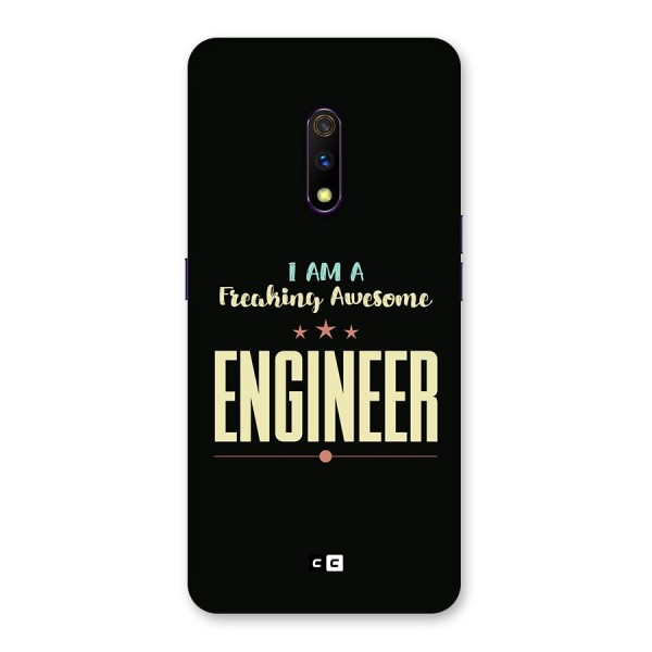 Awesome Engineer Back Case for Realme X