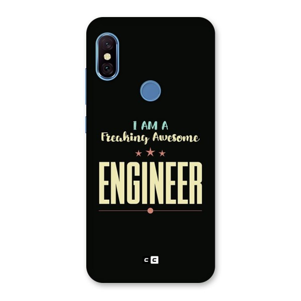 Awesome Engineer Back Case for Redmi Note 6 Pro