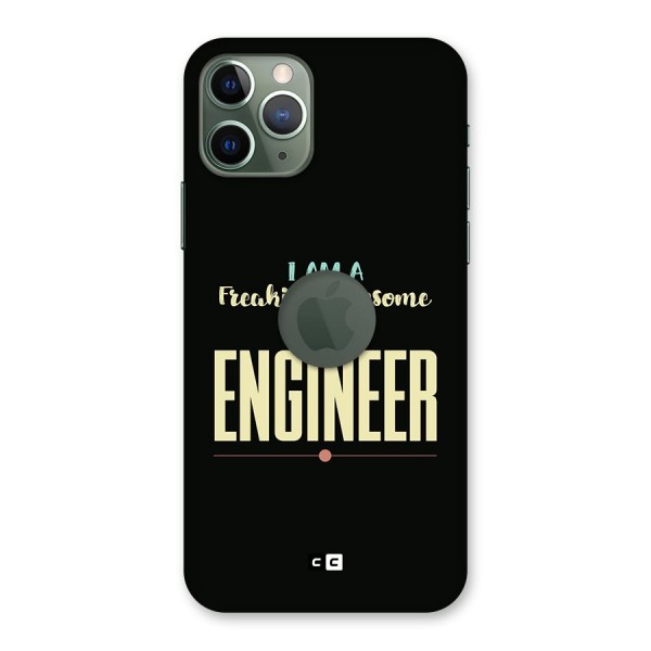 Awesome Engineer Back Case for iPhone 11 Pro Logo Cut