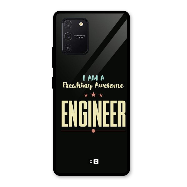 Awesome Engineer Glass Back Case for Galaxy S10 Lite