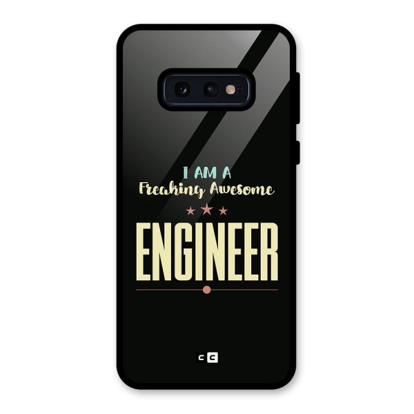 Awesome Engineer Glass Back Case for Galaxy S10e