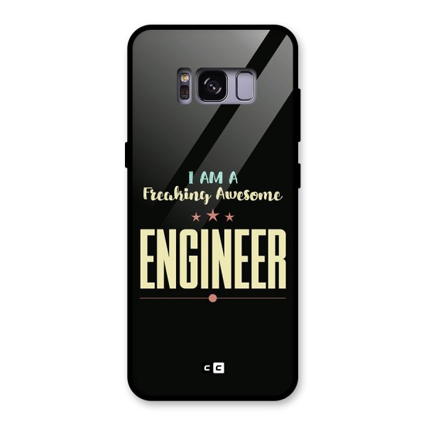 Awesome Engineer Glass Back Case for Galaxy S8