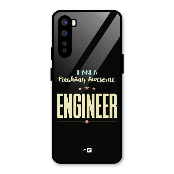 Awesome Engineer Glass Back Case for OnePlus Nord