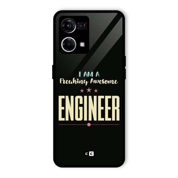 Awesome Engineer Glass Back Case for Oppo F21s Pro 4G