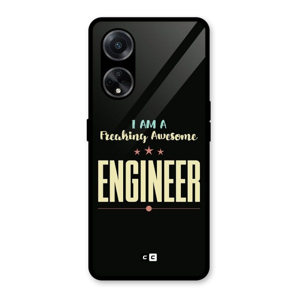 Awesome Engineer Glass Back Case for Oppo F23