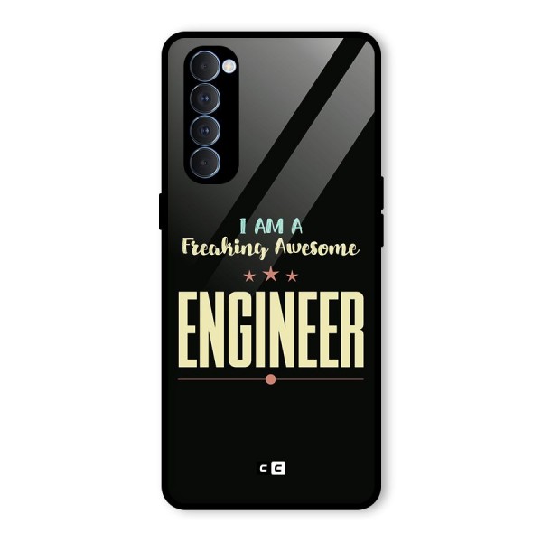 Awesome Engineer Glass Back Case for Oppo Reno4 Pro