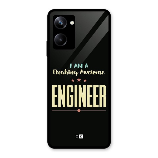 Awesome Engineer Glass Back Case for Realme 10 Pro