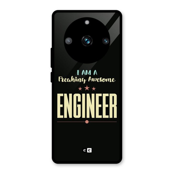 Awesome Engineer Glass Back Case for Realme 11 Pro