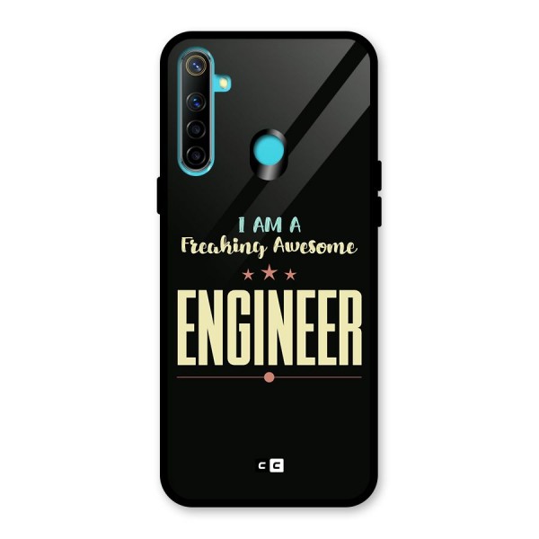 Awesome Engineer Glass Back Case for Realme 5