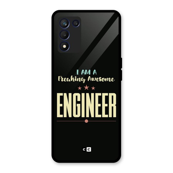 Awesome Engineer Glass Back Case for Realme 9 5G Speed