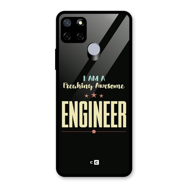 Awesome Engineer Glass Back Case for Realme C15