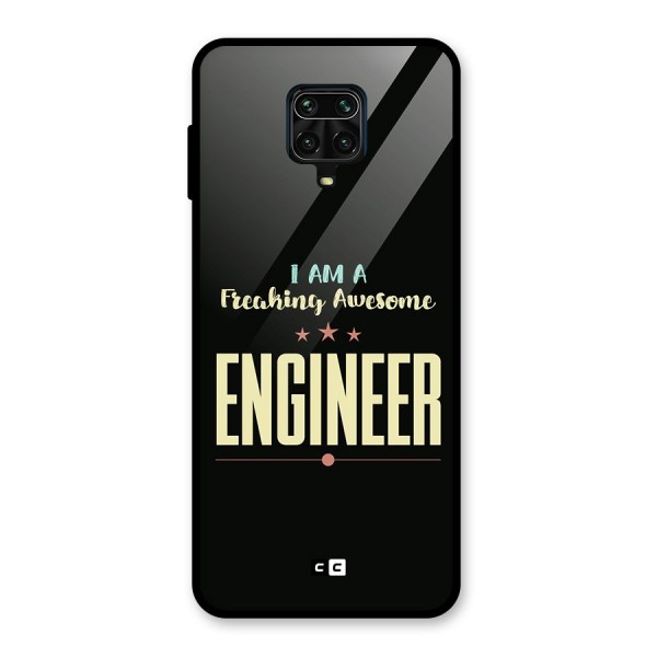 Awesome Engineer Glass Back Case for Redmi Note 10 Lite