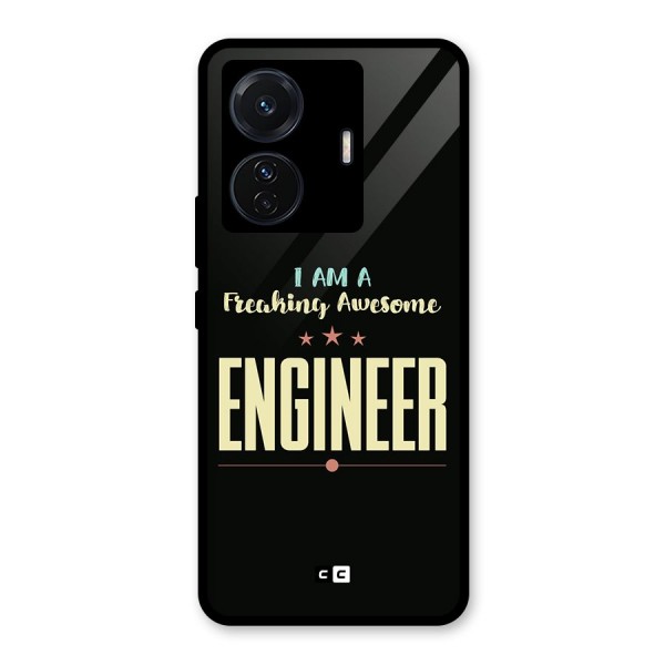 Awesome Engineer Glass Back Case for Vivo T1 Pro