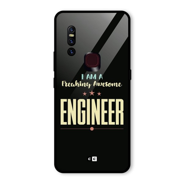 Awesome Engineer Glass Back Case for Vivo V15