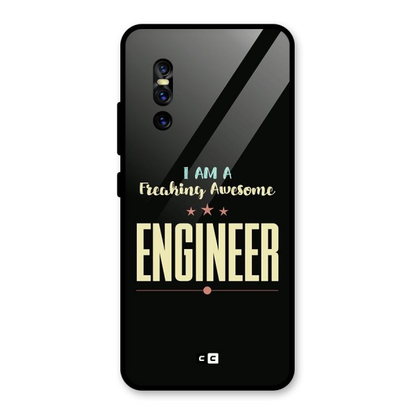 Awesome Engineer Glass Back Case for Vivo V15 Pro