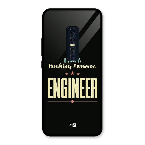 Awesome Engineer Glass Back Case for Vivo V17 Pro