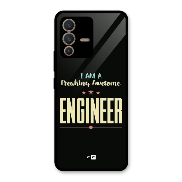 Awesome Engineer Glass Back Case for Vivo V23 5G