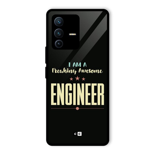 Awesome Engineer Glass Back Case for Vivo V23 Pro