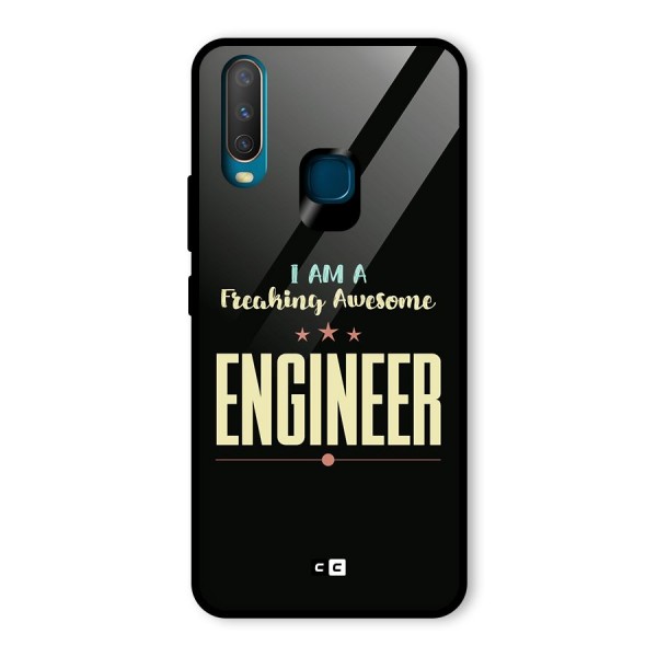 Awesome Engineer Glass Back Case for Vivo Y12