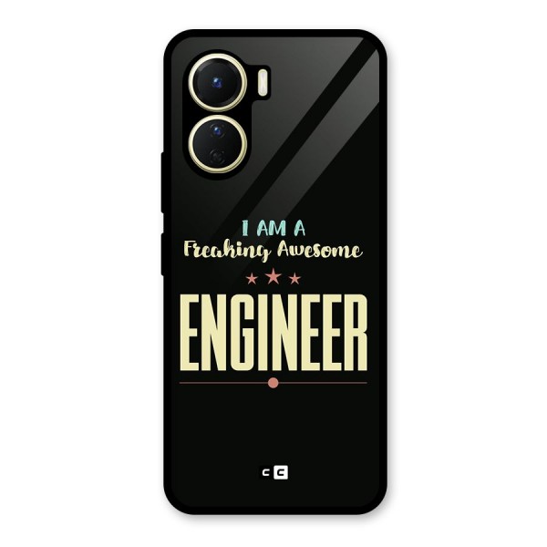 Awesome Engineer Glass Back Case for Vivo Y16