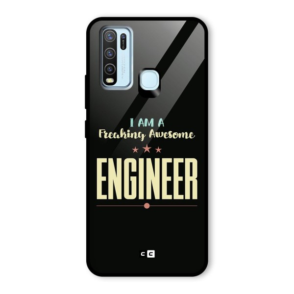 Awesome Engineer Glass Back Case for Vivo Y50