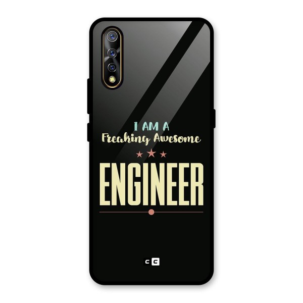 Awesome Engineer Glass Back Case for Vivo Z1x