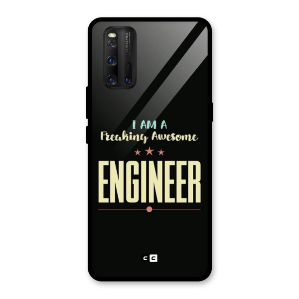 Awesome Engineer Glass Back Case for Vivo iQOO 3