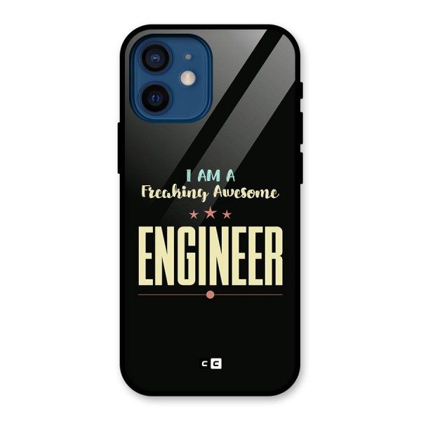 Awesome Engineer Glass Back Case for iPhone 12 Mini