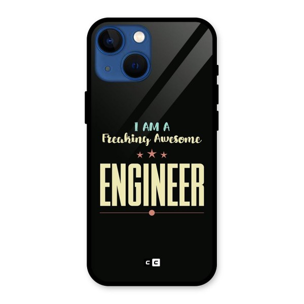 Awesome Engineer Glass Back Case for iPhone 13 Mini