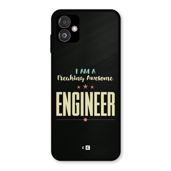 Awesome Engineer Metal Back Case for Galaxy F14