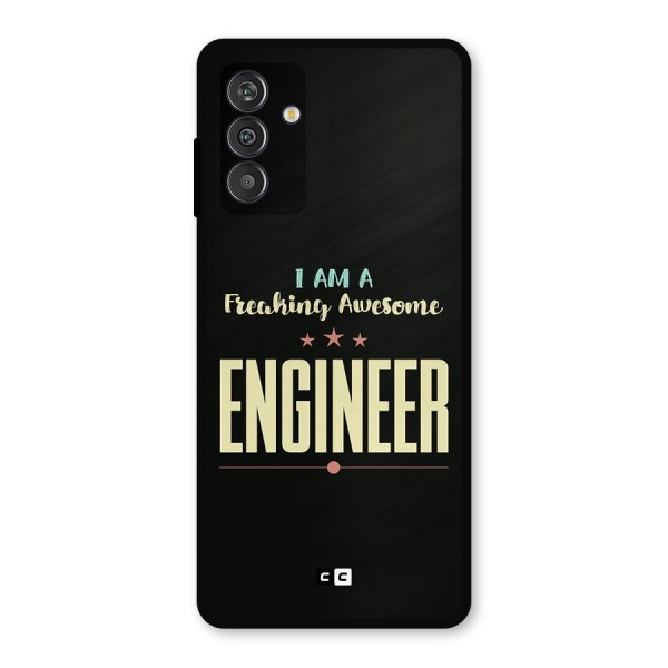 Awesome Engineer Metal Back Case for Galaxy M14 5G